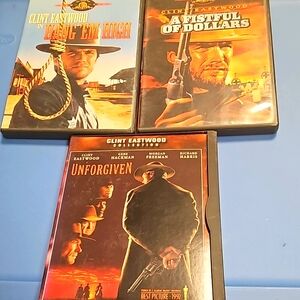 Clint Eastwood Western 3 DVDs